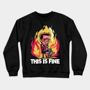 Tyler Loves Fire Crewneck Sweatshirt